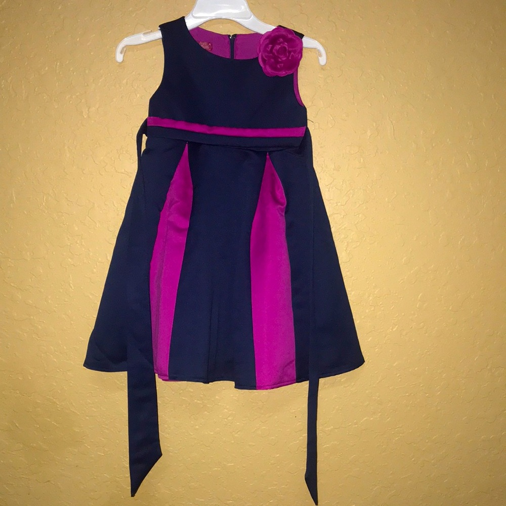 Pink and Blue dress size 5T
